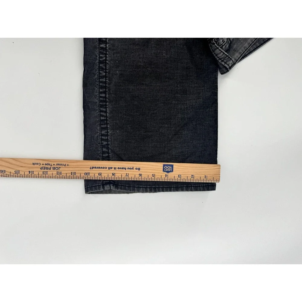 True Religion‎ Jeans Ricky 44x34 Bootcut Black Grey Wash Flap Pocket Baggy